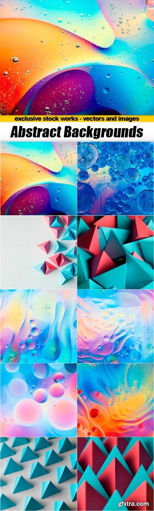 Abstract Backgrounds - 10x JPEGs