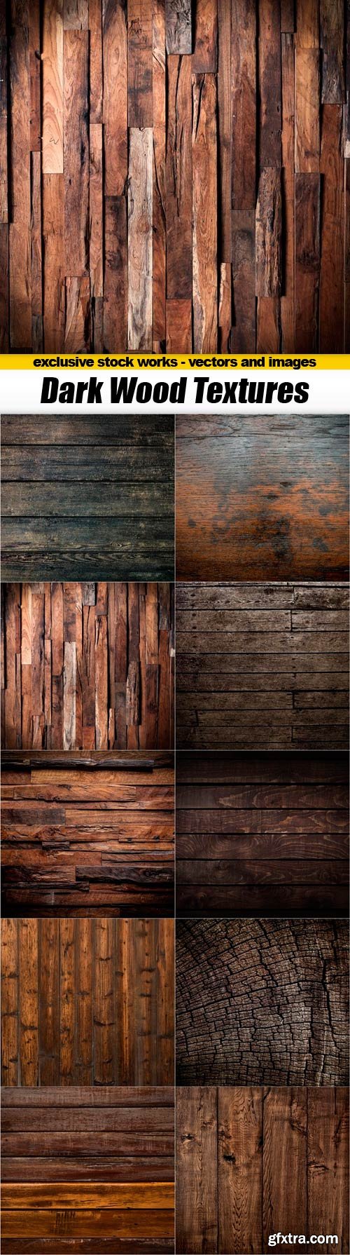 Dark Wood Texture Backgrounds 10 x JPEGs