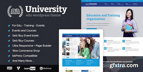 ThemeForest - University v2.0.6 - Education, Event and Course Theme - 8412116