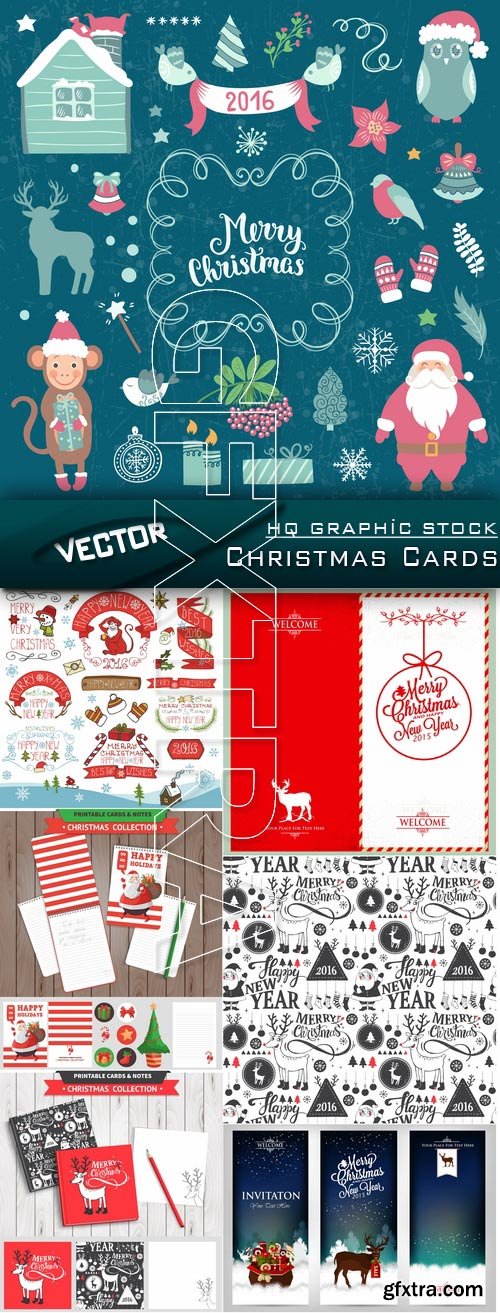 Stock Vector - Christmas Calligraphic Labels, Symbols and Icons Elements 39