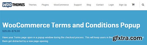 WooThemes - WooCommerce Terms and Conditions Popup v1.0.3