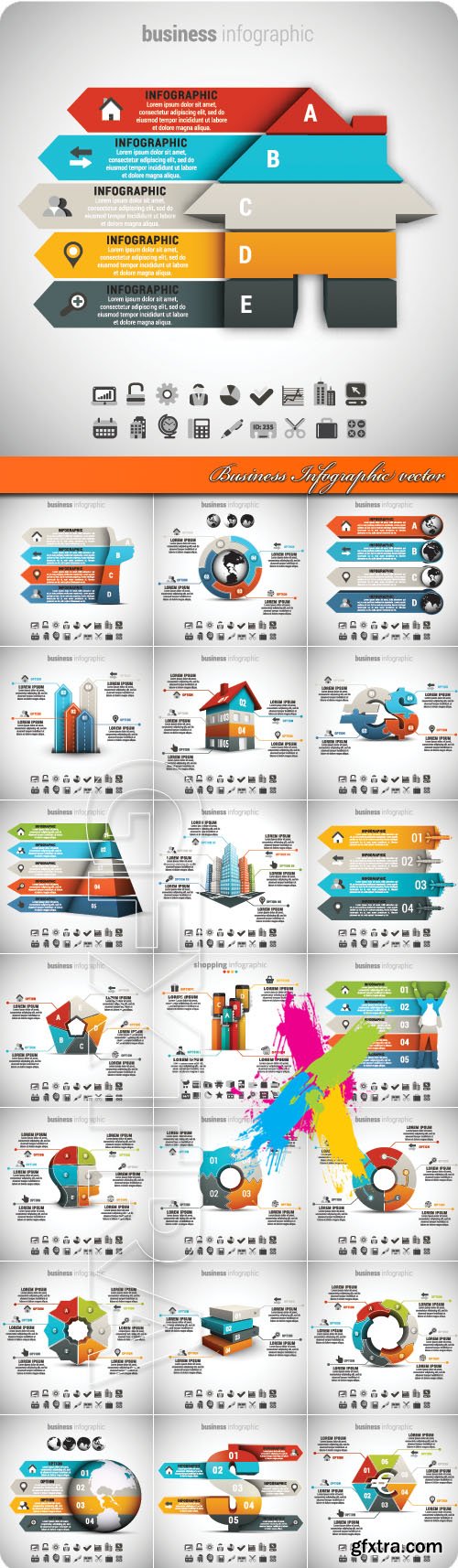 Business Infographic vector