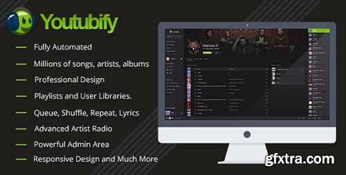 CodeCanyon - Youtubify v1.3 - Youtube Music Engine - 13616699