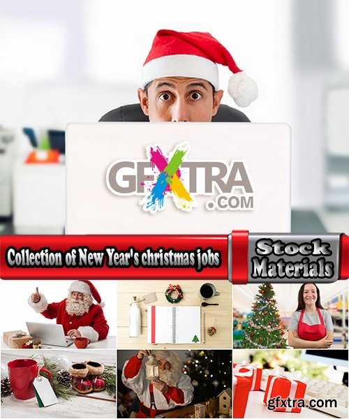 Collection of New Year\'s christmas jobs and business holiday 25 HQ Jpeg