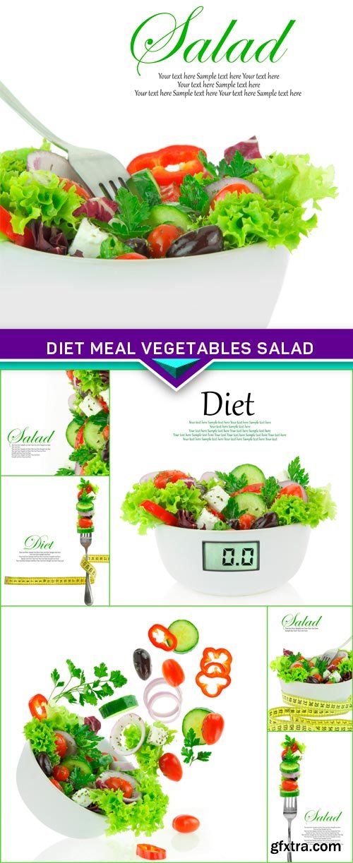 Diet meal Vegetables salad 7x JPEG
