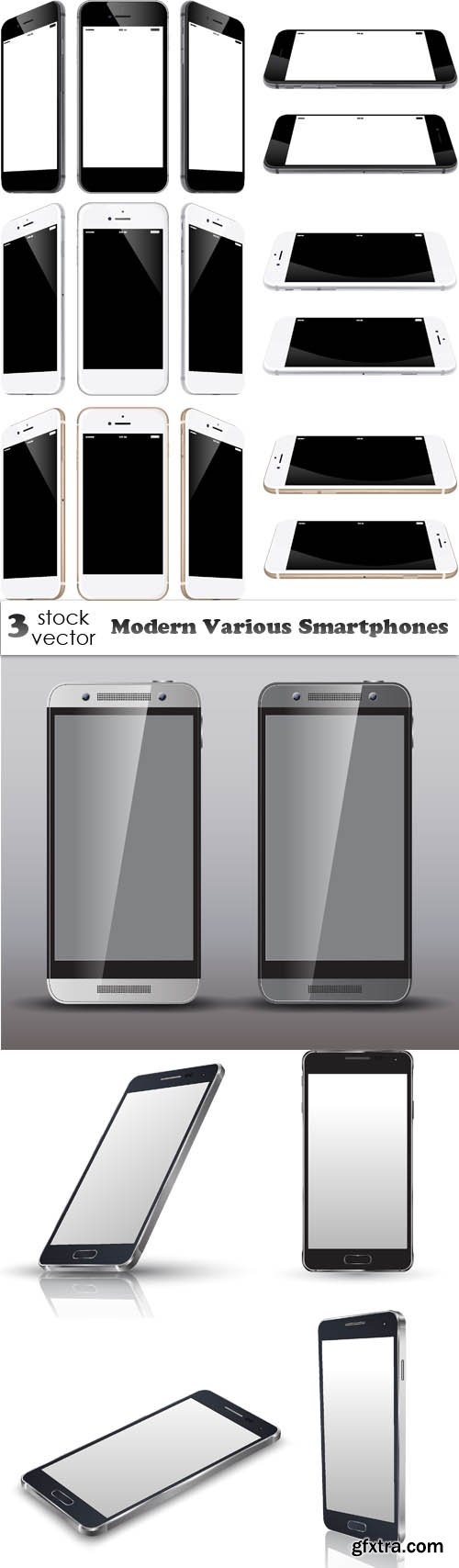 Vectors - Modern Various Smartphones