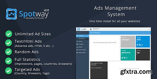 CodeCanyon - SpotWay v2.0 - Ads Management System for Banners & Html - 9810992