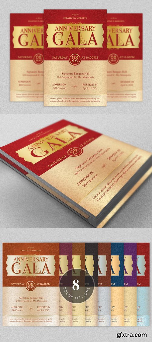 CM - Anniversary Gala Flyer Template 459043