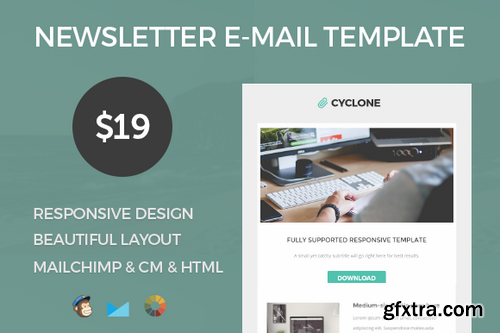 CM - Cyclone - Responsive E-mail Template 338368