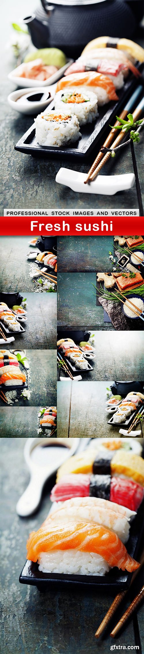 Fresh sushi - 10 UHQ JPEG
