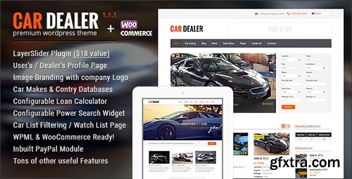ThemeForest - Car Dealer v1.1.0 - Auto Dealer Responsive WP Theme - 8574708