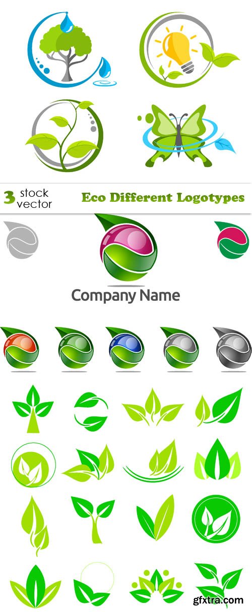 Vectors - Eco Different Logotypes
