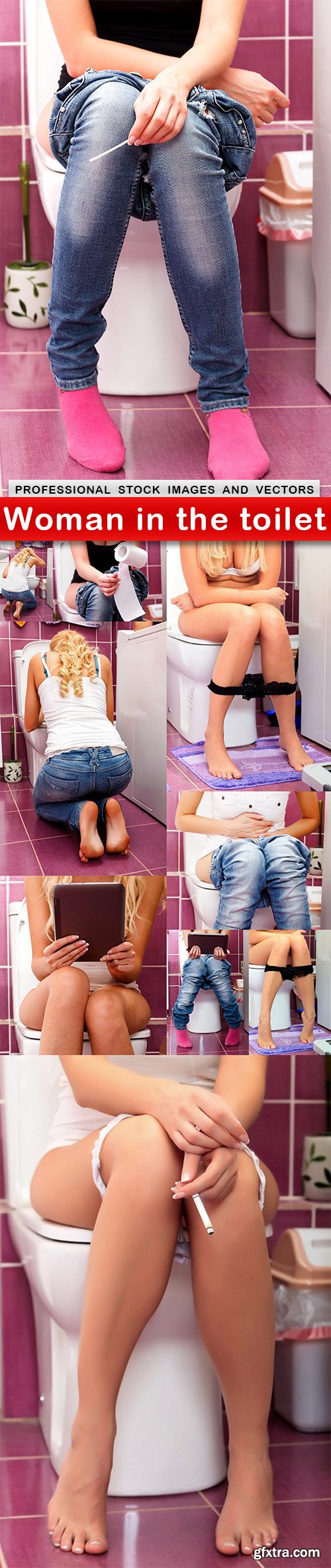 Woman in the toilet - 10 UHQ JPEG