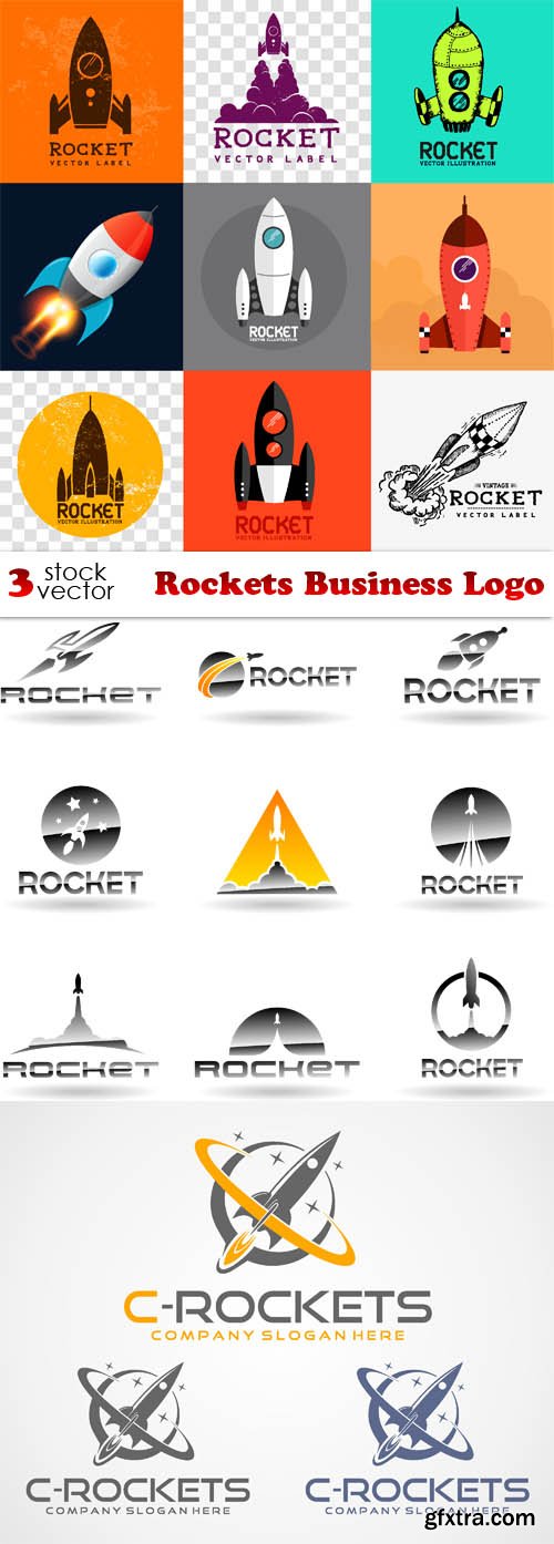 Vectors - Rockets Business Logo