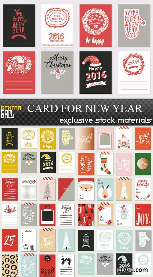Card for New Year - 7 EPS
