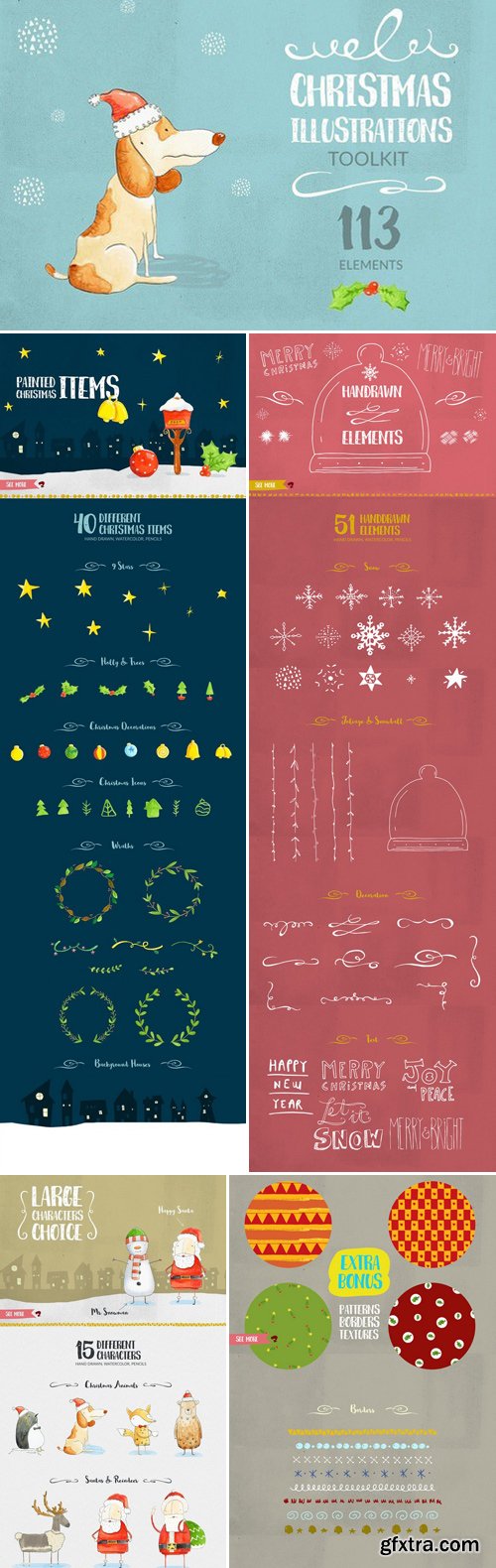 CM - Christmas Illustrations toolkit 462162