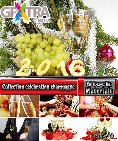 Collection of beverage alcohol celebration champagne christmas new year 25 HQ Jpeg