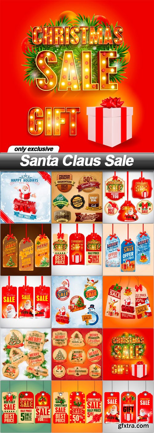 Santa Claus Sale - 15 EPS