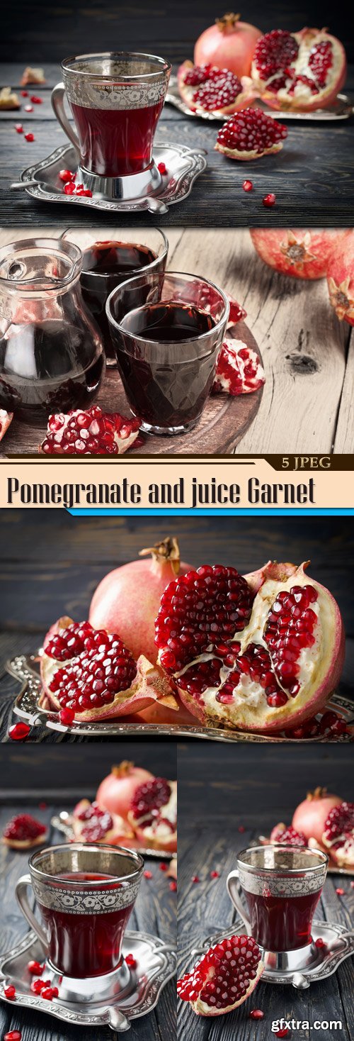 Pomegranate and juice Garnet