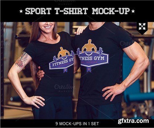 CM - Sport T-shirt Mock-Up 440118