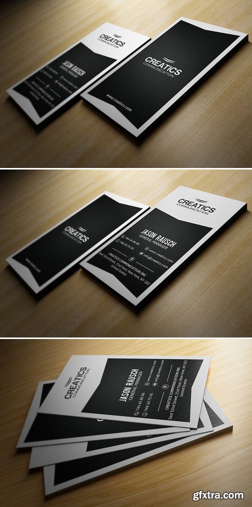 CM - Black And White Business Card 191707