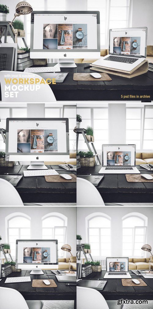 CM - Workspace Mockup Set 4 467898