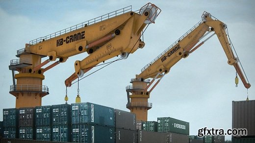 Modeling and Rigging a Hydraulic Crane in 3ds Max