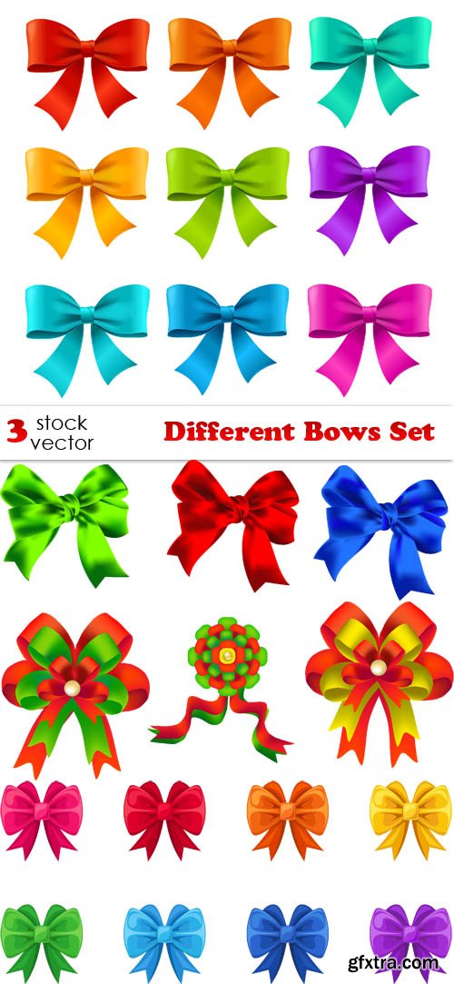 Vectors - Different Bows Set