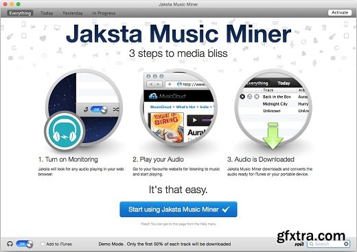 Jaksta Music Recorder (Miner) 1.3.9 (Mac OS X)