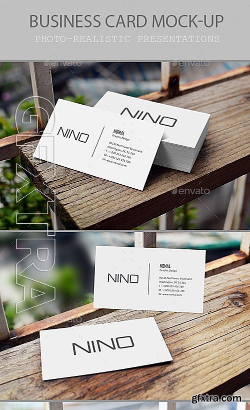 GraphicRiver - Business Card Mock-Up 12781132