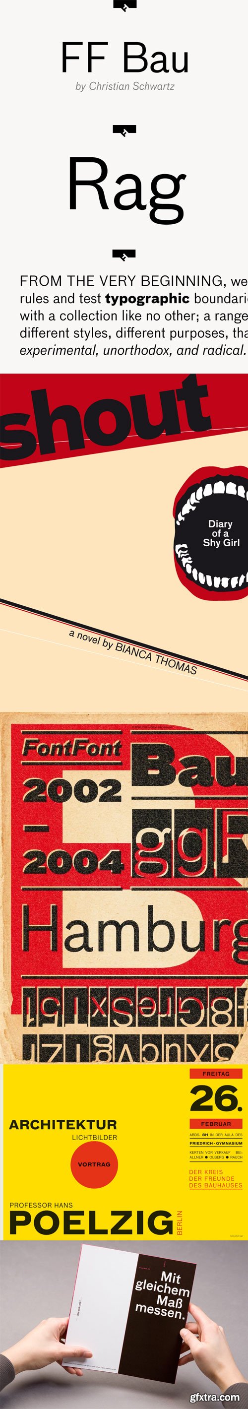 FF Bau Pro Font Family $309