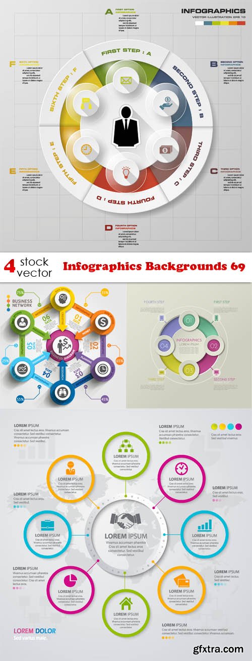 Vectors - Infographics Backgrounds 69