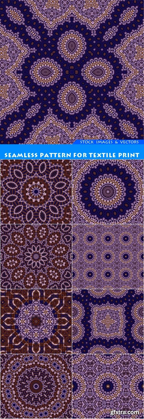 Seamless pattern for textile print 9X JPEG