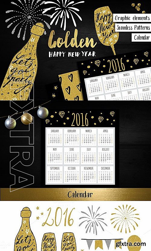 CM - Golden Happy New Year set 469347