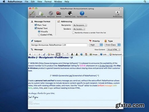 RoboPostman 1.3 (Mac OS X)