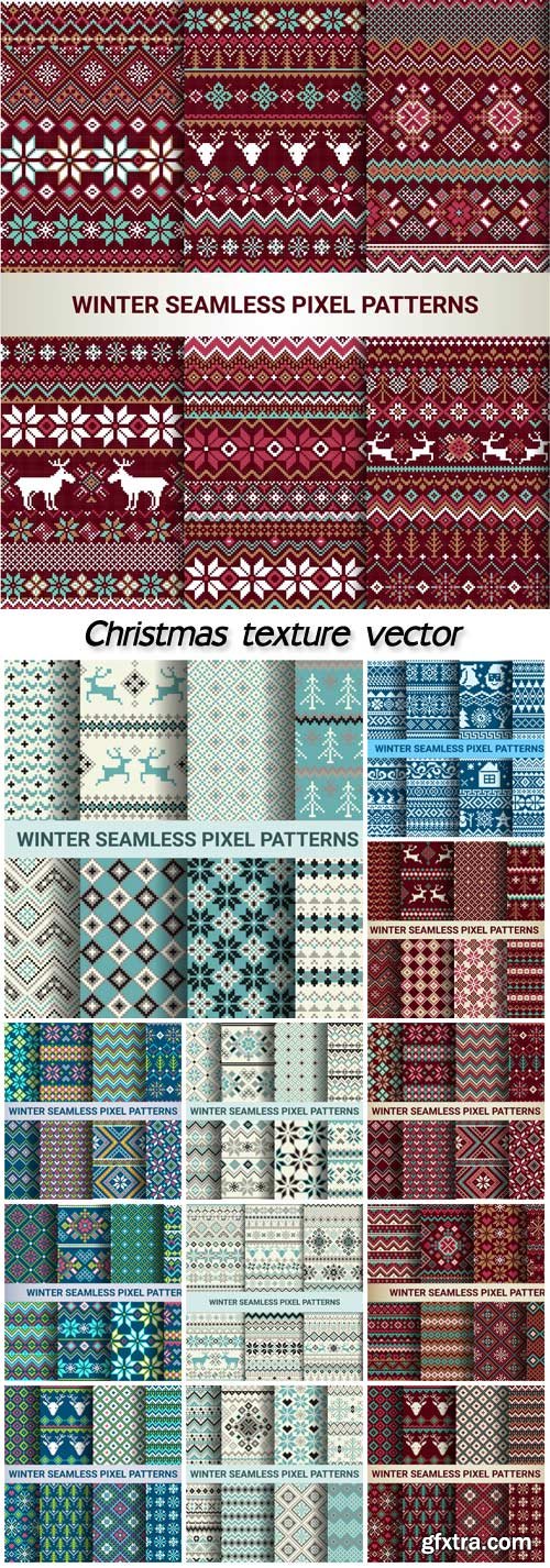 Christmas winter texture vector