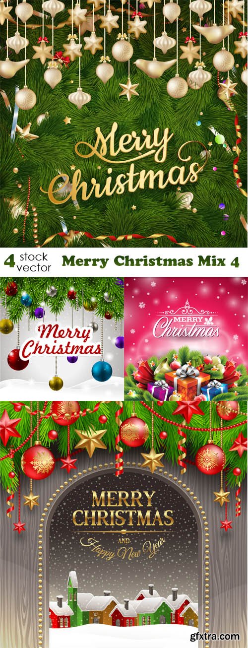 Vectors - Merry Christmas Mix 4