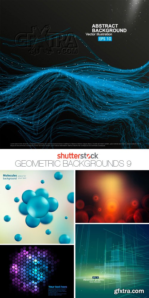 Amazing SS - Geometric Backgrounds 9, 25xEPS