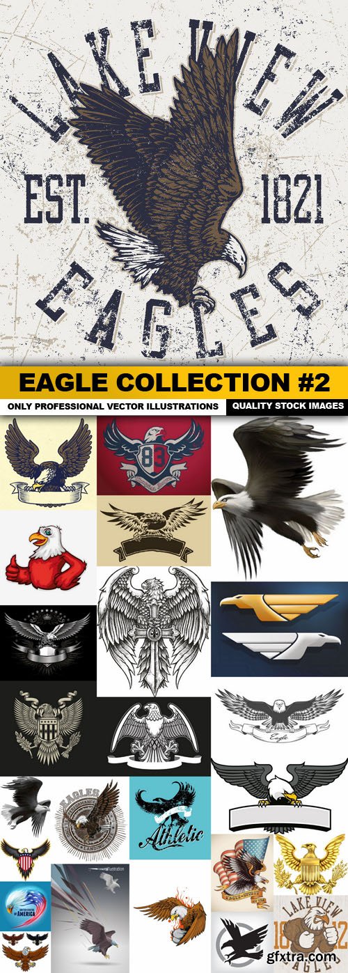 Eagle Collection #2 - 25 Vector