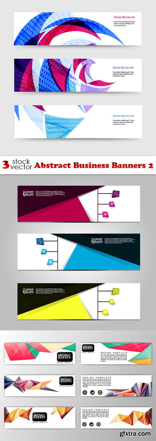 Vectors - Abstract Business Banners 2