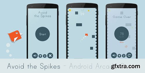 CodeCanyon - Avoid the Spikes v2.1 - Android Arcade Game - 12187429