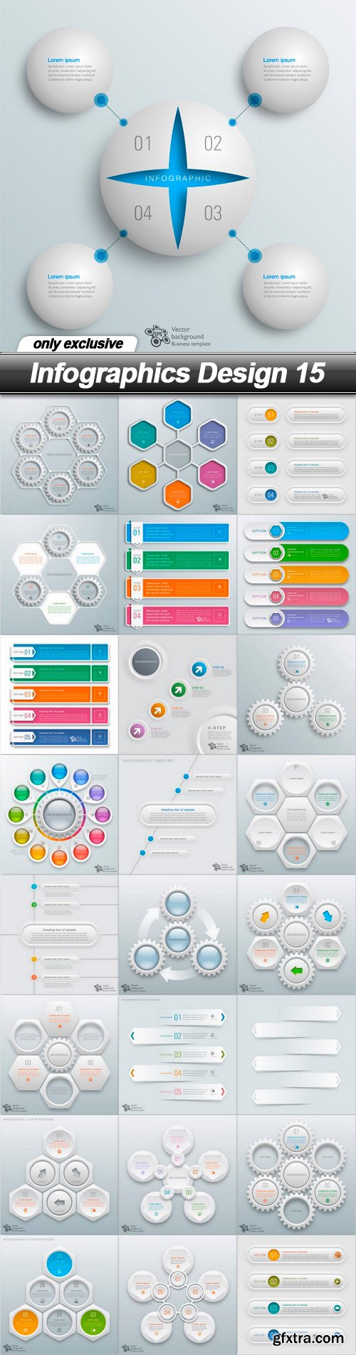 Infographics Design 15, 25xEPS