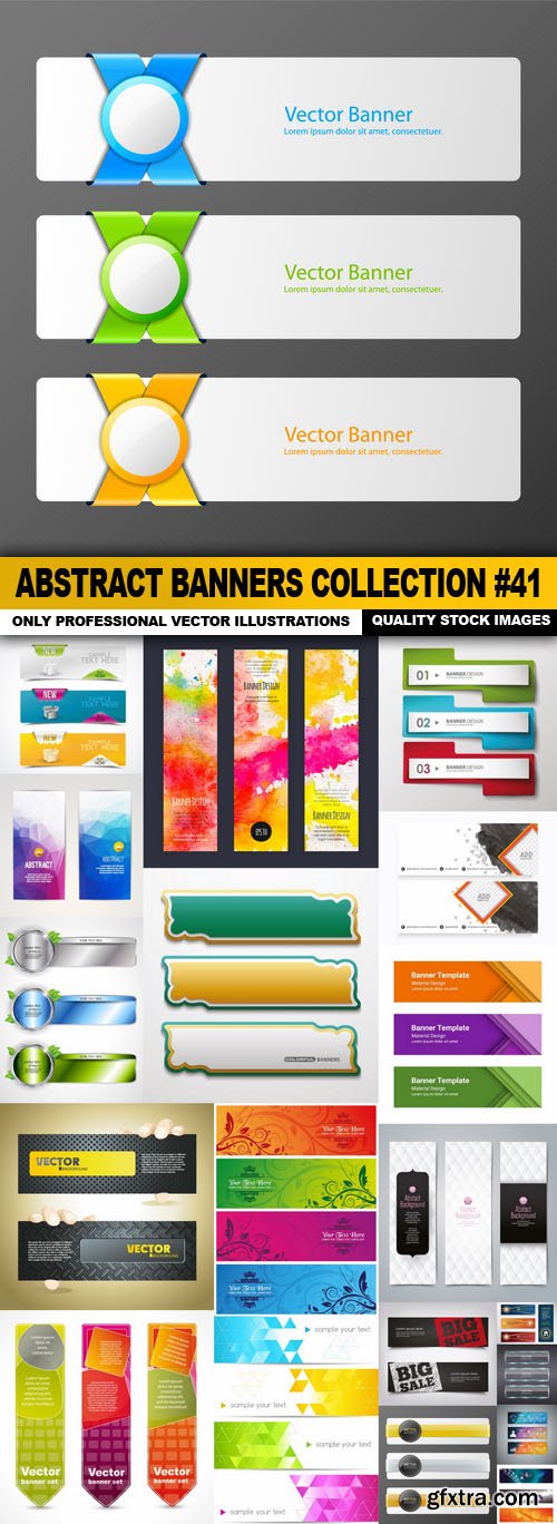 Abstract Banners Collection #41 - 20 Vectors