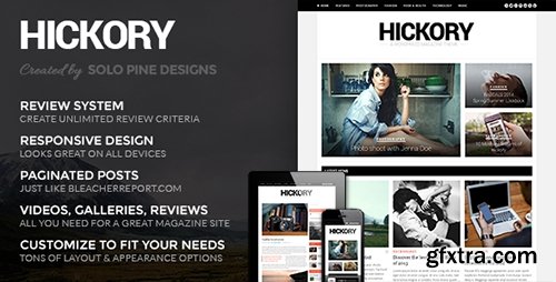 ThemeForest - Hickory v2.0.5 - A WordPress Magazine Theme - 5437524