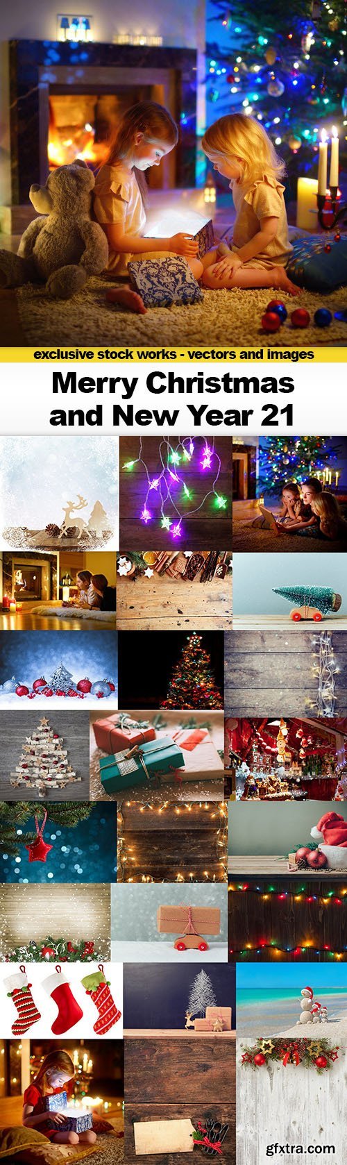 Merry Christmas & New Year 21, 25xJPG