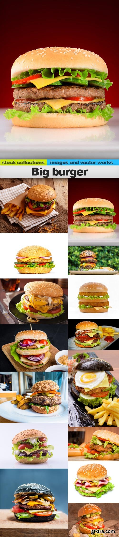 Big burger, 15 x UHQ JPEG