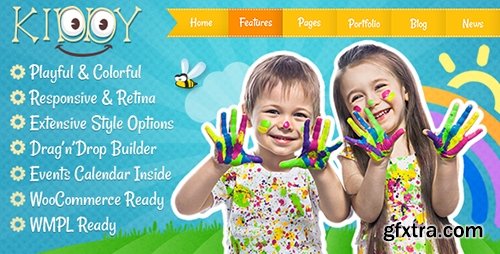 ThemeForest - Kiddy v1.0.0 - Children WordPress theme - 13025968