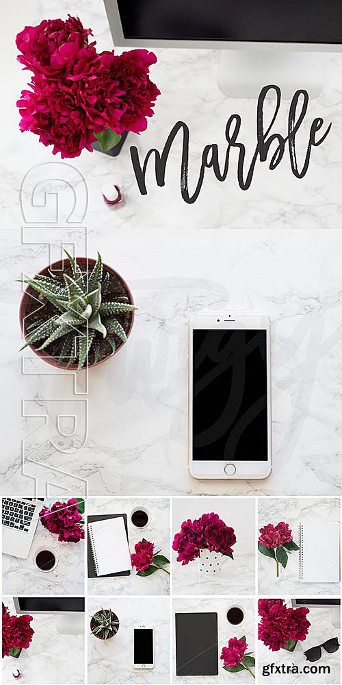 CM - Marble stock images Bundle of 8 478116