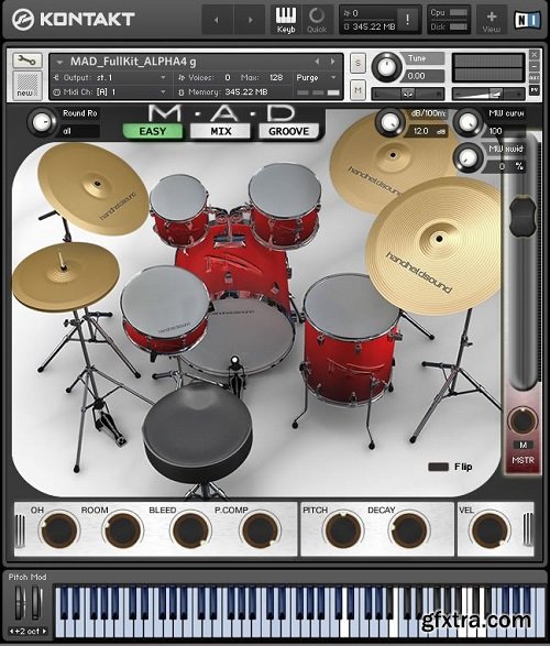 Handheld Sound MAD Drum Kit Series MERRY XMAS-SYNTHiC4TE