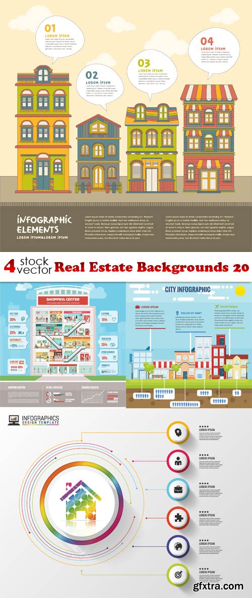 Vectors - Real Estate Backgrounds 20